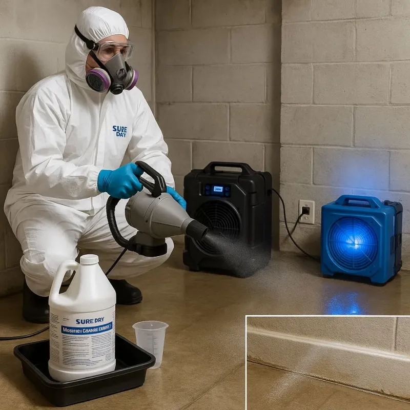 Sanitization and Odor Removal process in Haddonfield, NJ